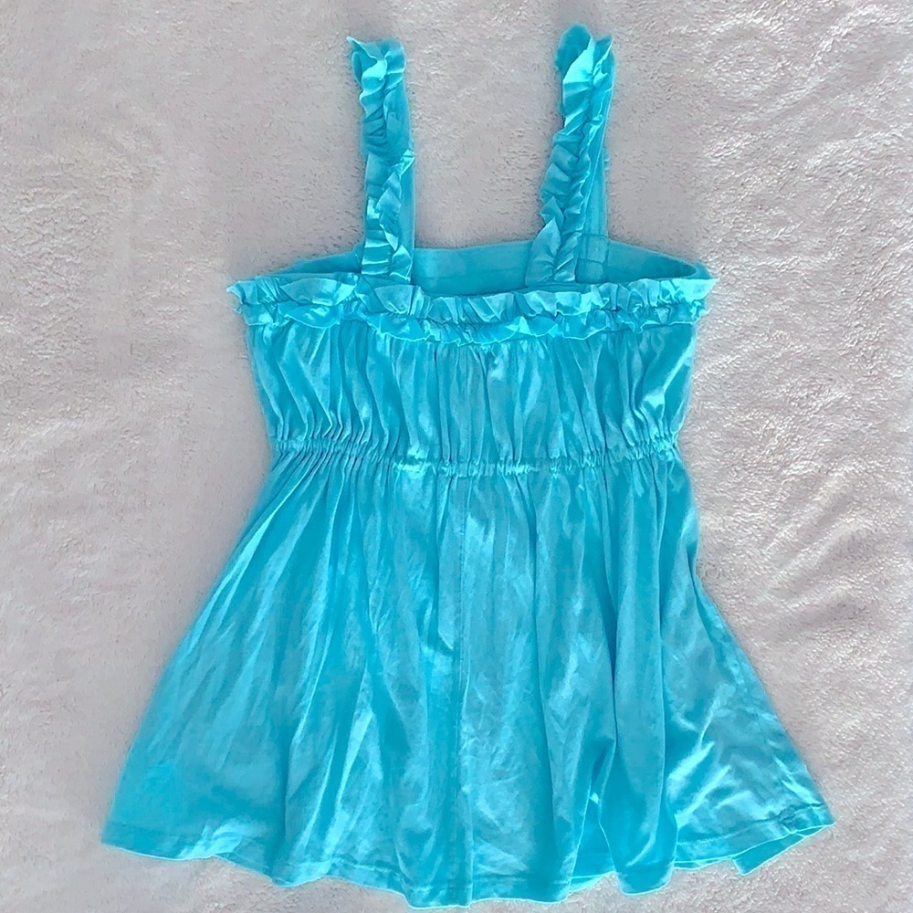 Saint Grace Womens/Juniors Tank Top Blue M - Picture 2 of 9